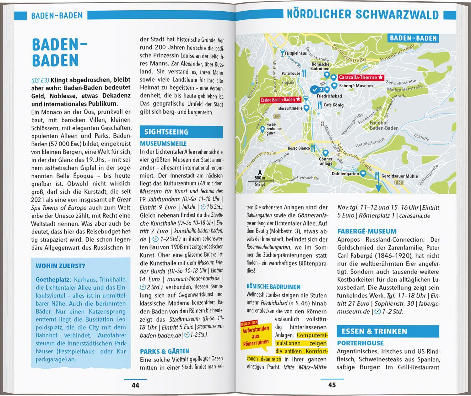 Beispielinhalt (Bild) MARCO POLO Reiseführer Schwarzwald