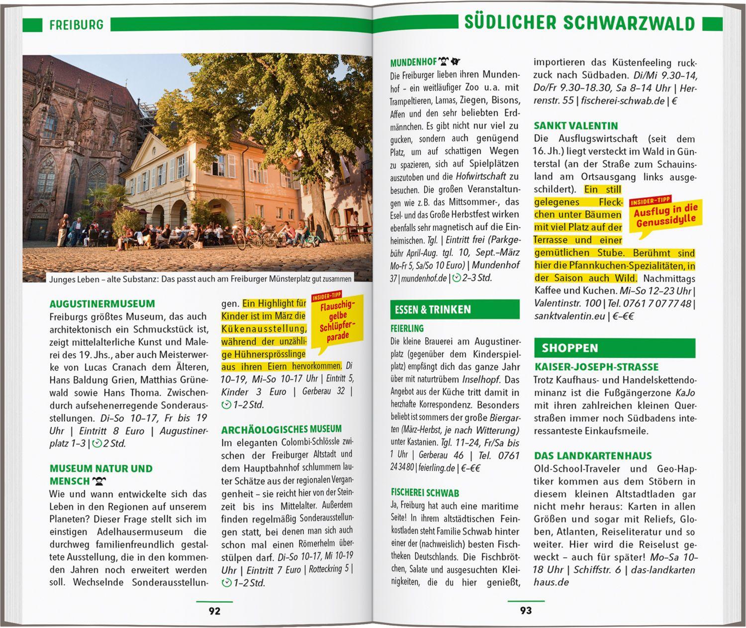 Beispielinhalt (Bild) MARCO POLO Reiseführer Schwarzwald