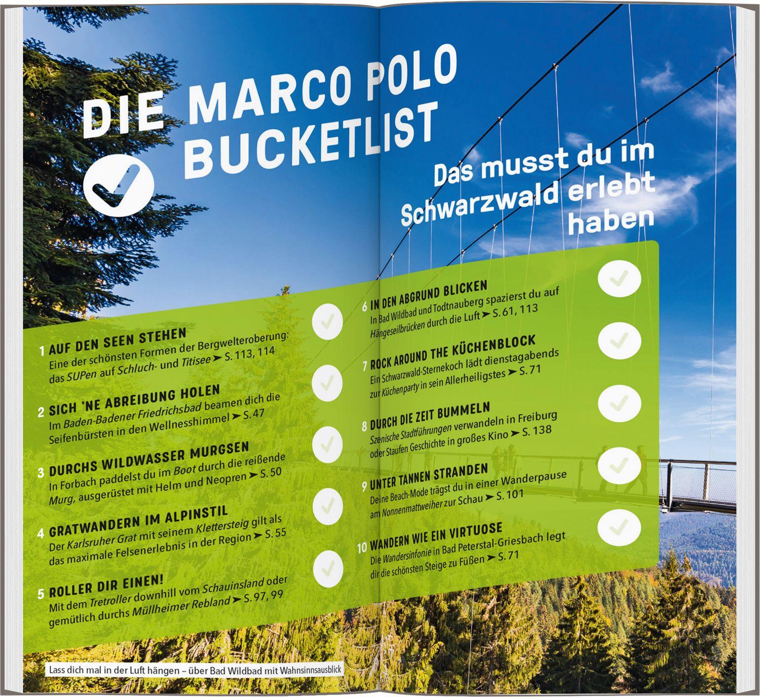 Beispielinhalt (Bild) MARCO POLO Reiseführer Schwarzwald