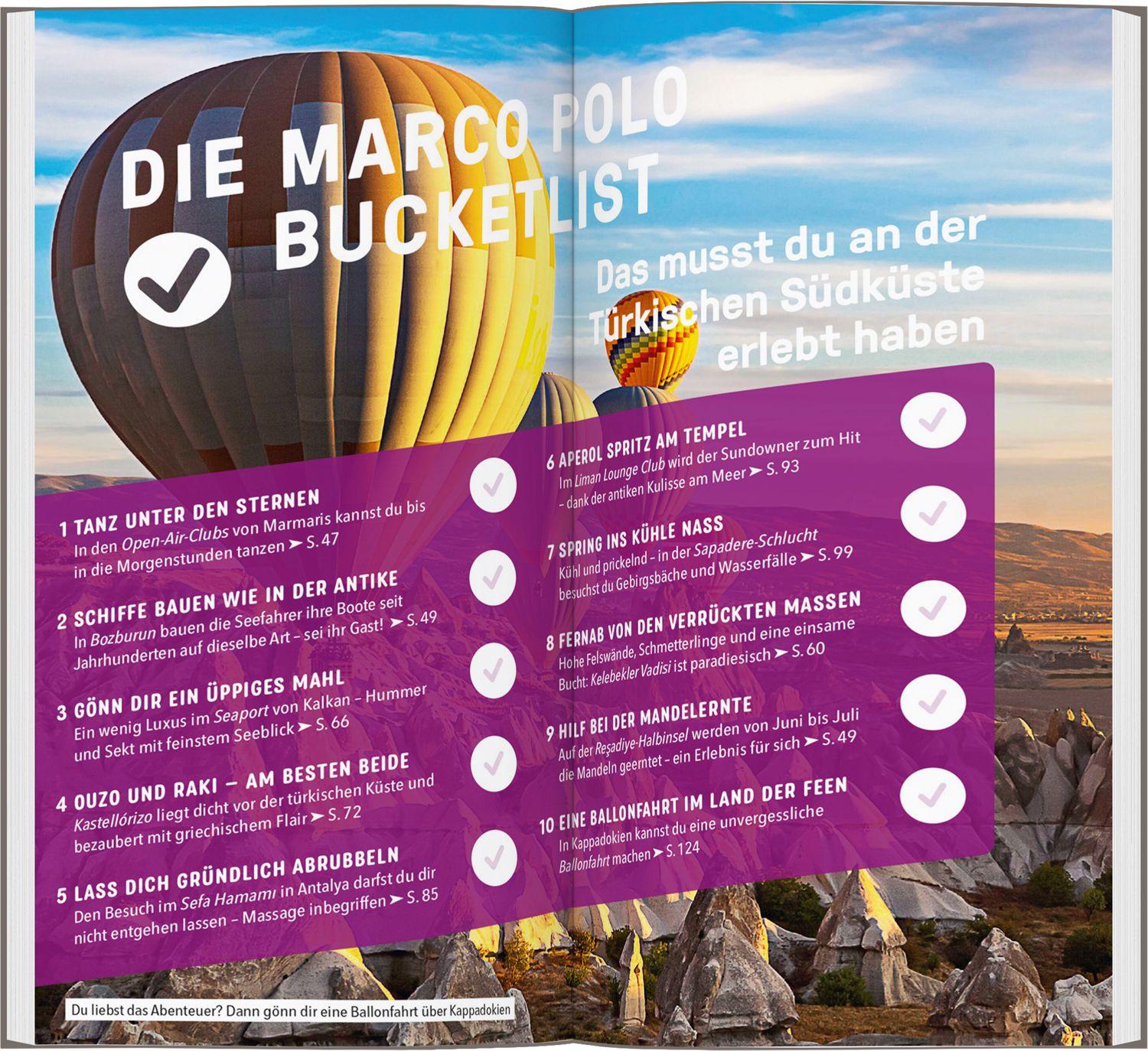 Beispielinhalt (Bild) MARCO POLO Reiseführer Türkische Südküste