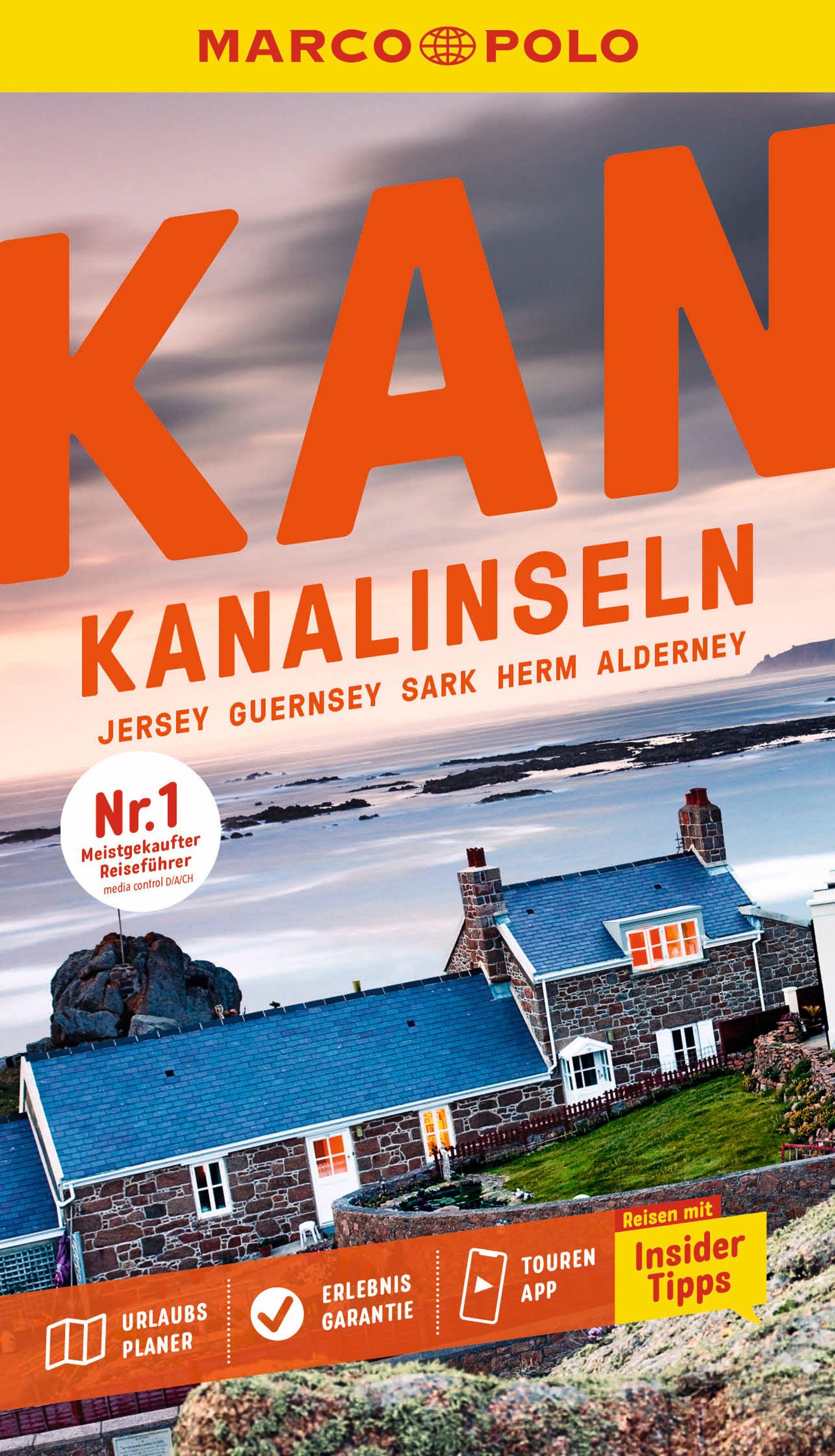 Vorderes Coverbild MARCO POLO Reiseführer Kanalinseln, Jersey, Guernsey, Sark, Herm, Alderney
