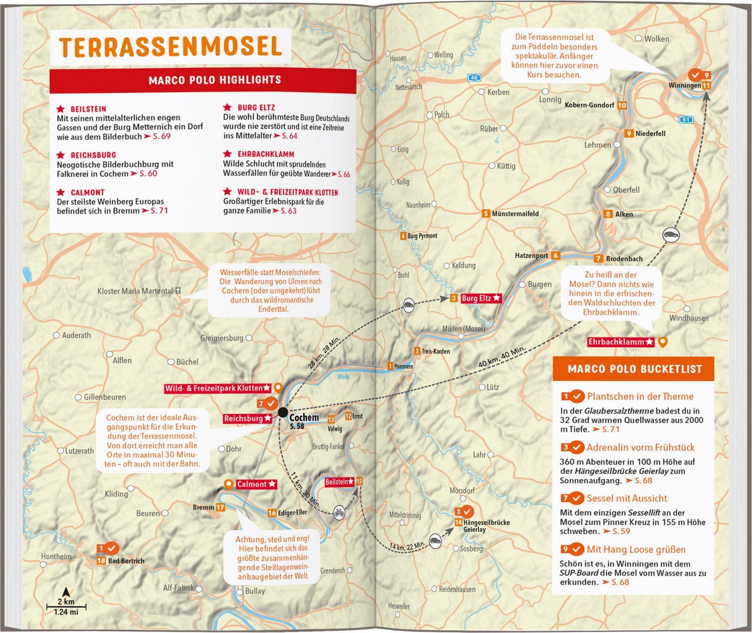 Beispielinhalt (Bild) MARCO POLO Reiseführer Mosel