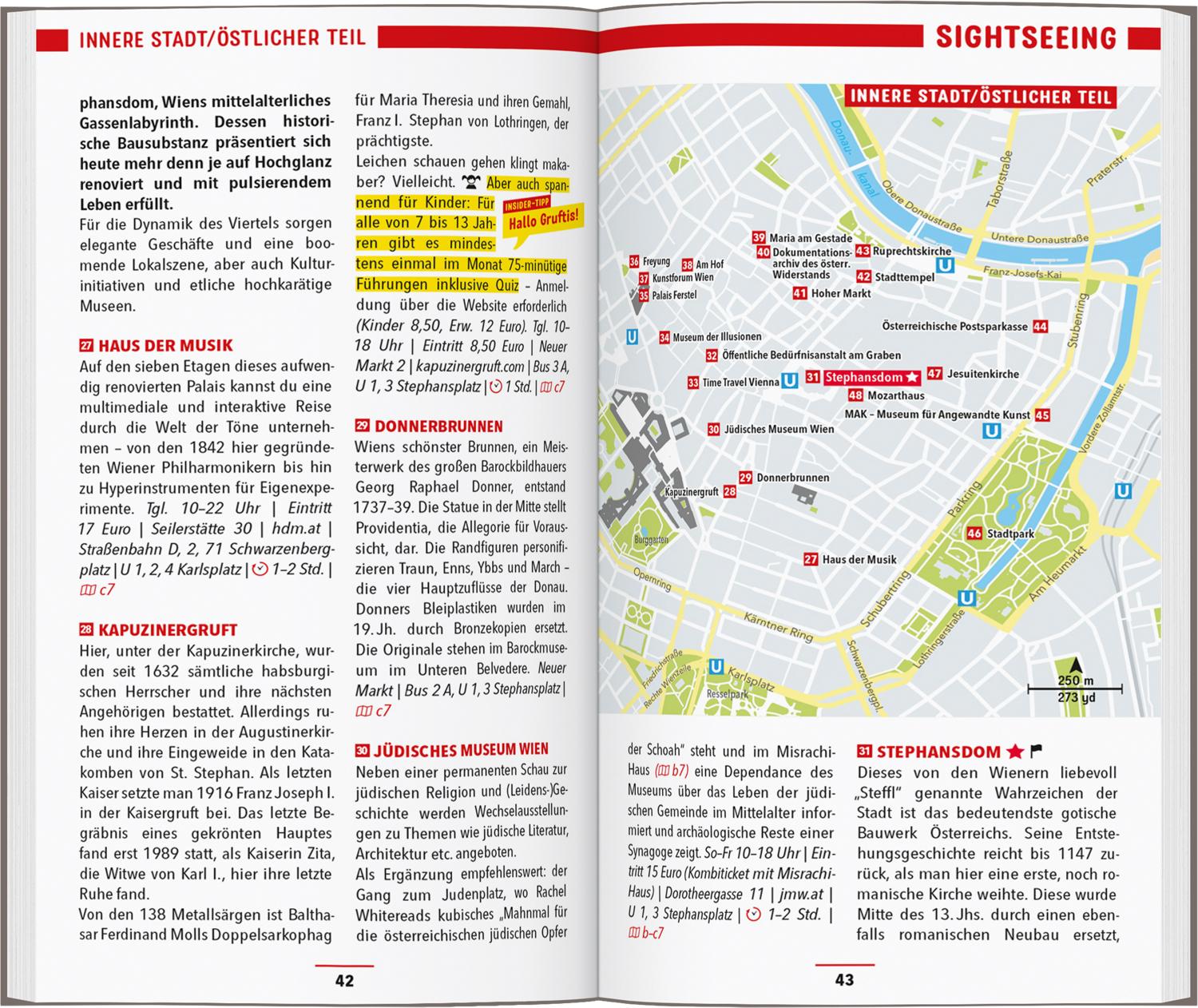 Beispielinhalt (Bild) MARCO POLO Reiseführer Wien