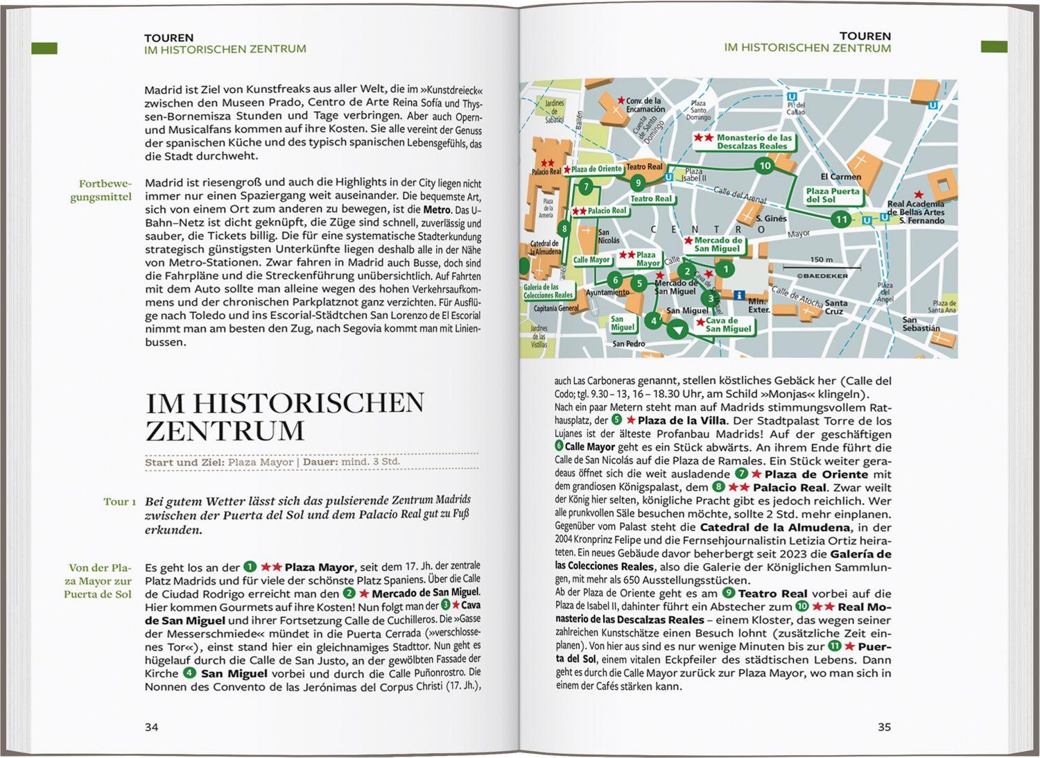 Beispielinhalt (Bild) Baedeker Reiseführer Madrid