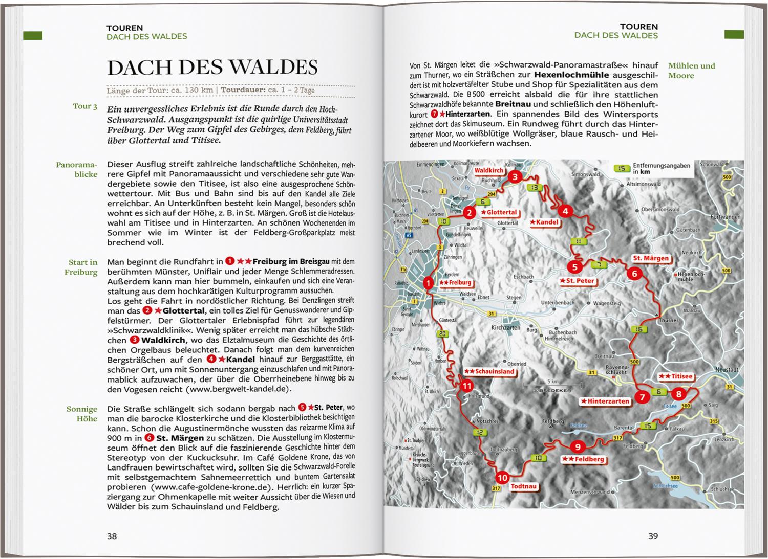 Beispielinhalt (Bild) Baedeker Reiseführer Schwarzwald