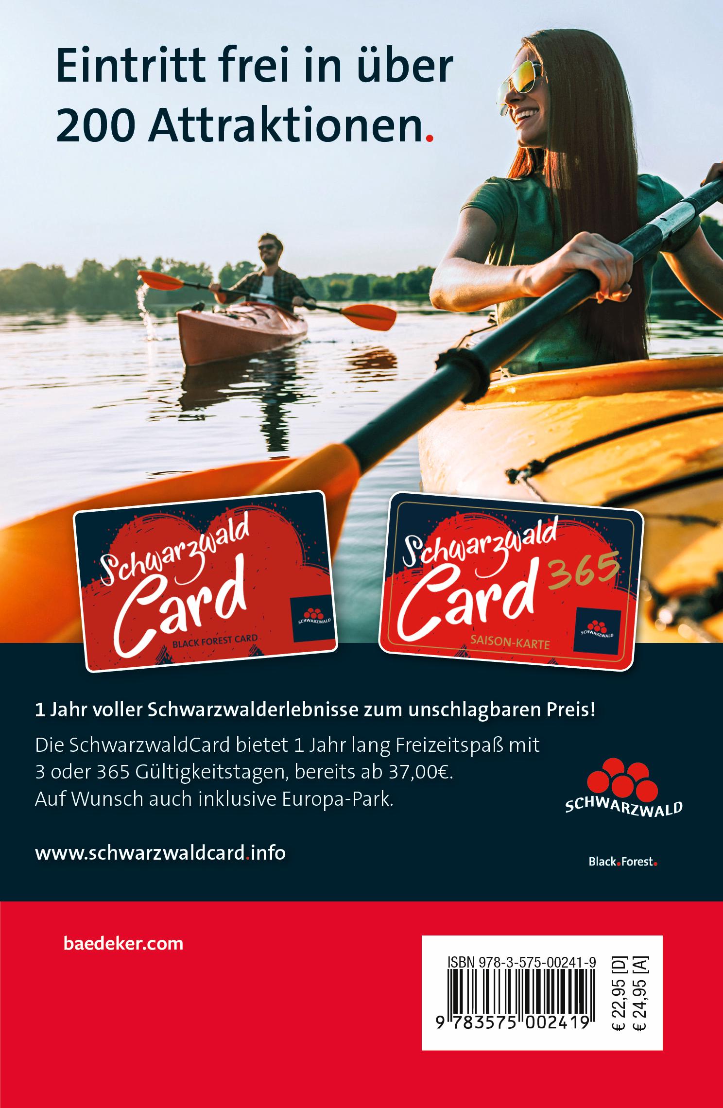 Rückseitencover Baedeker Reiseführer Schwarzwald