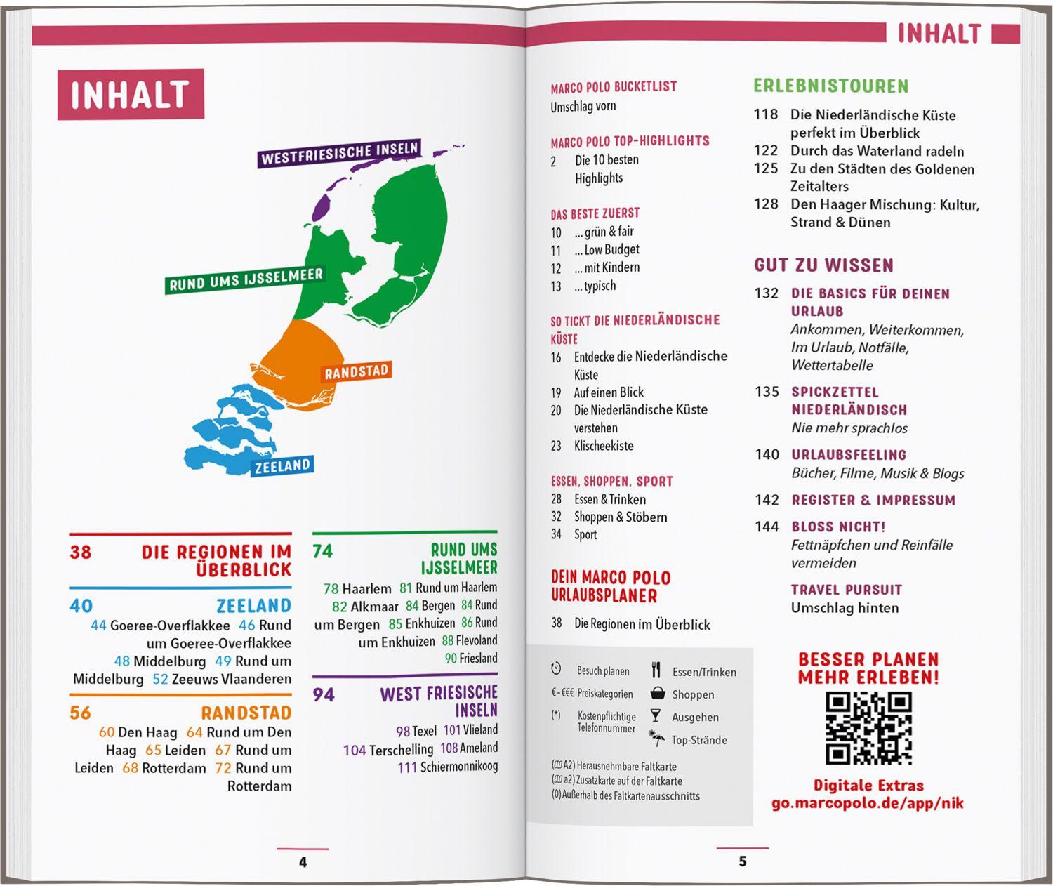 Beispielinhalt (Bild) MARCO POLO Reiseführer Niederländische Küste