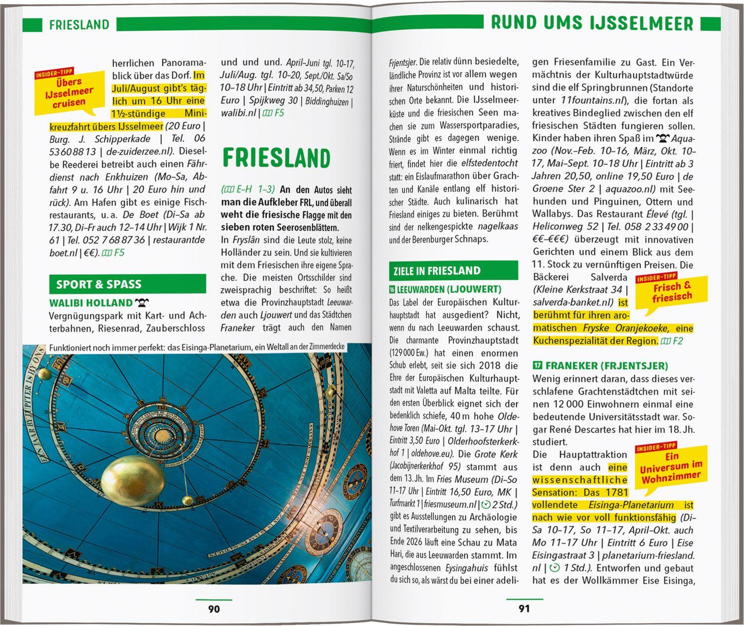 Beispielinhalt (Bild) MARCO POLO Reiseführer Niederländische Küste