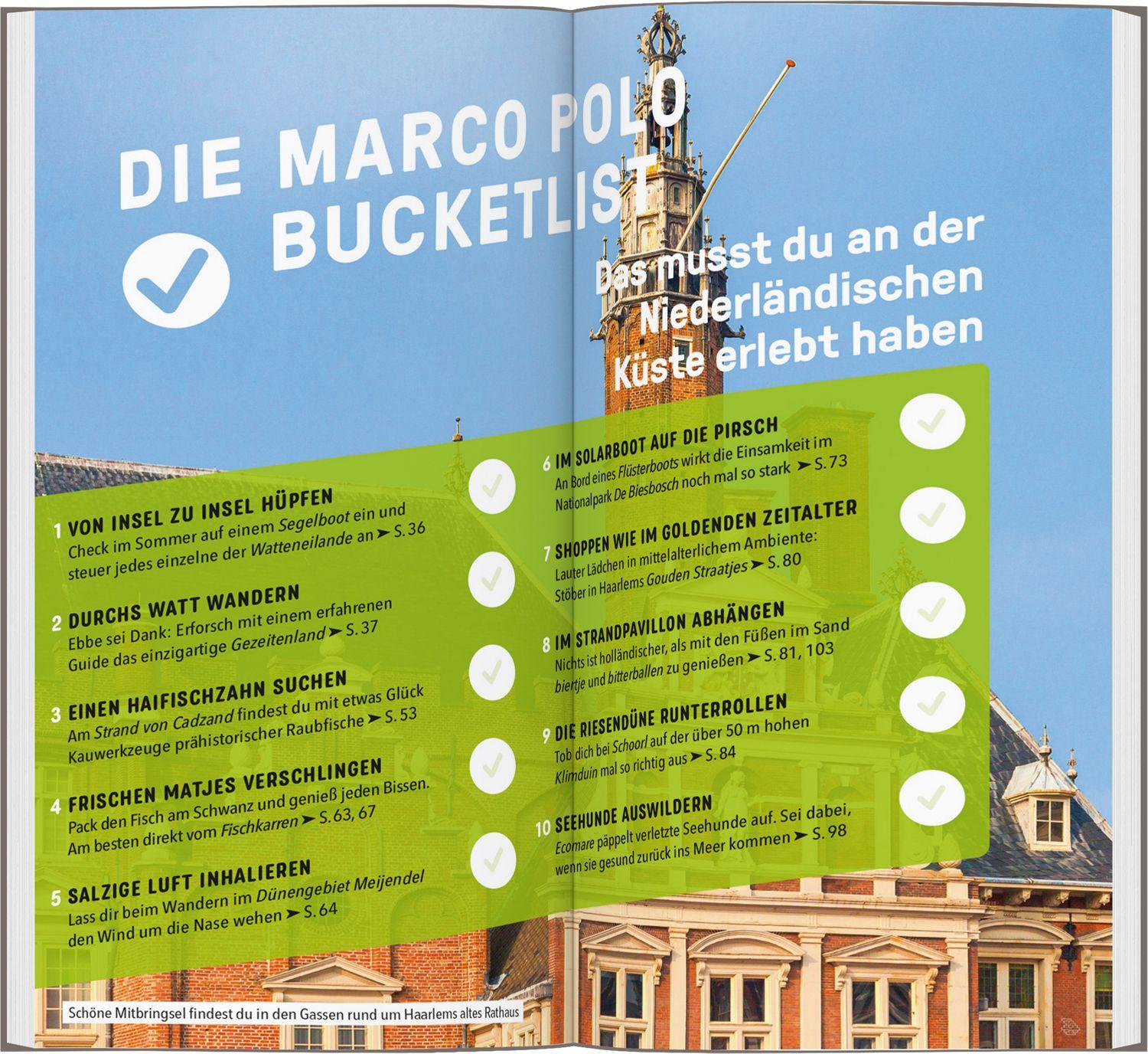 Beispielinhalt (Bild) MARCO POLO Reiseführer Niederländische Küste