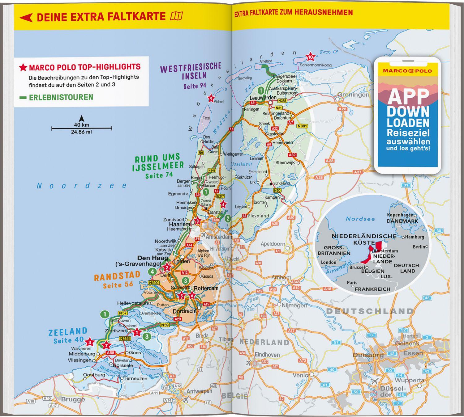 Beispielinhalt (Bild) MARCO POLO Reiseführer Niederländische Küste