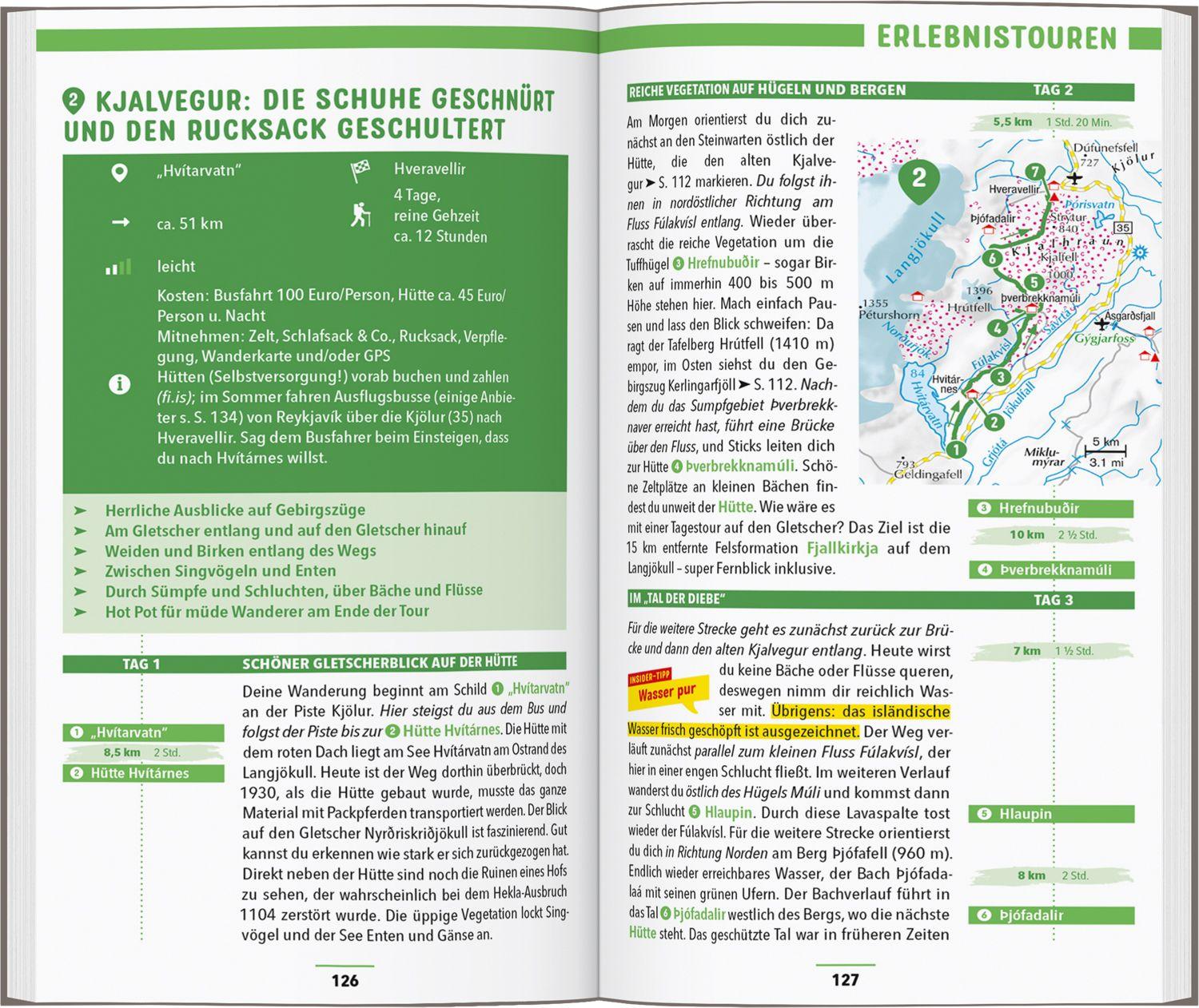 Beispielinhalt (Bild) MARCO POLO Reiseführer Island