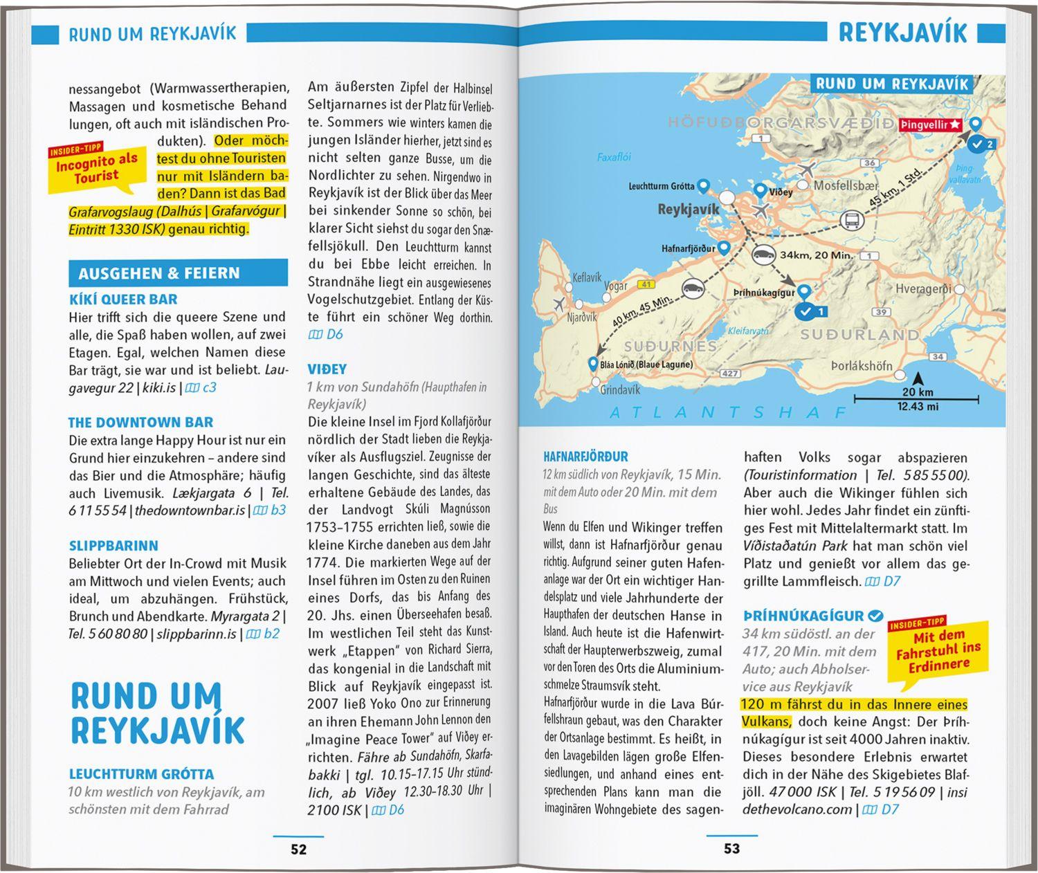 Beispielinhalt (Bild) MARCO POLO Reiseführer Island