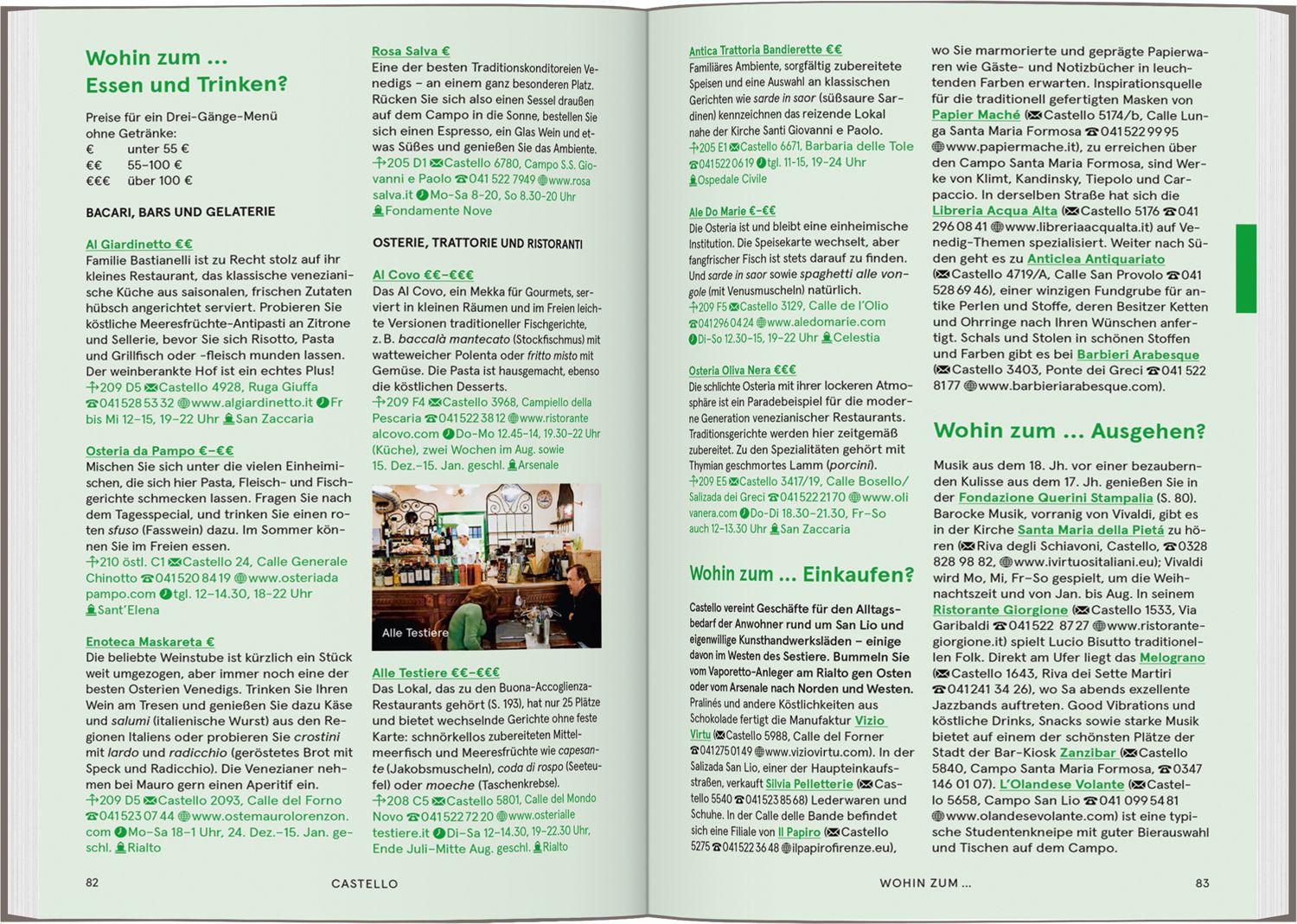 Beispielinhalt (Bild) Baedeker SMART Reiseführer Venedig