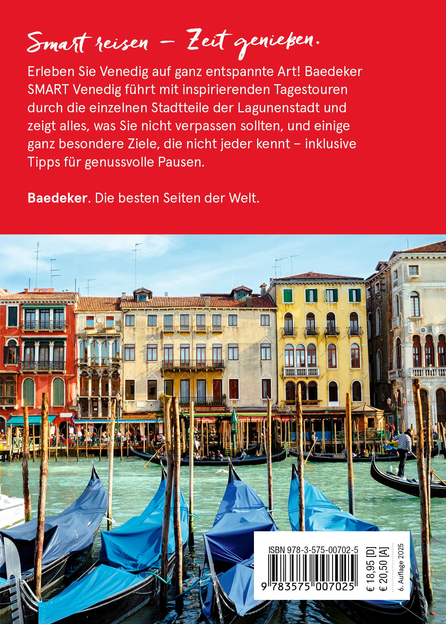 Rückseitencover Baedeker SMART Reiseführer Venedig