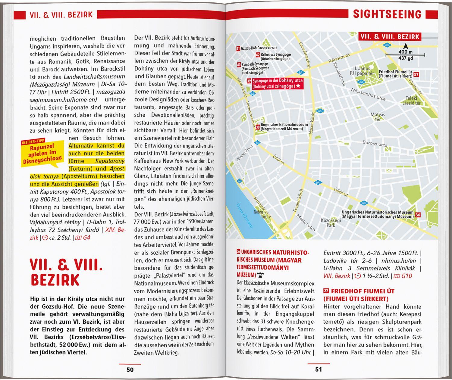 Beispielinhalt (Bild) MARCO POLO Reiseführer Budapest