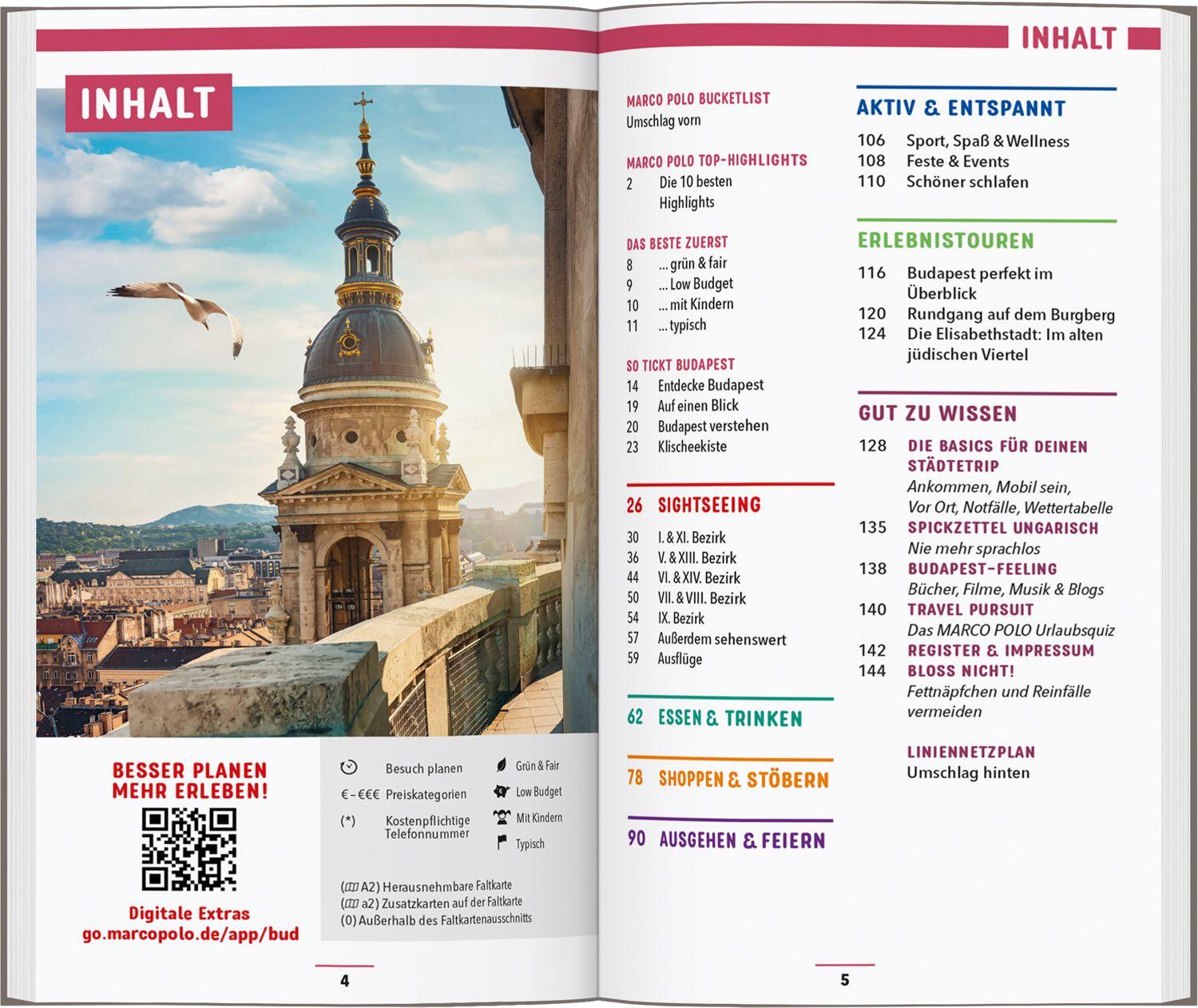 Beispielinhalt (Bild) MARCO POLO Reiseführer Budapest