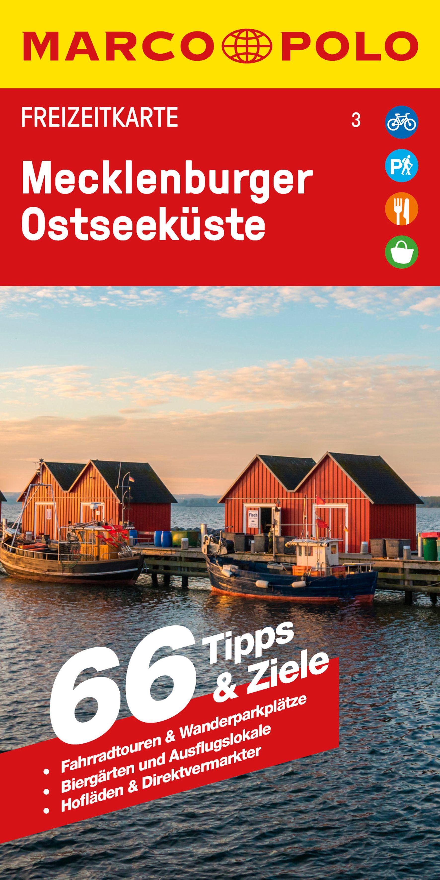 Vorderes Coverbild MARCO POLO Freizeitkarte 3 Mecklenburger Ostseeküste 1:100.000
