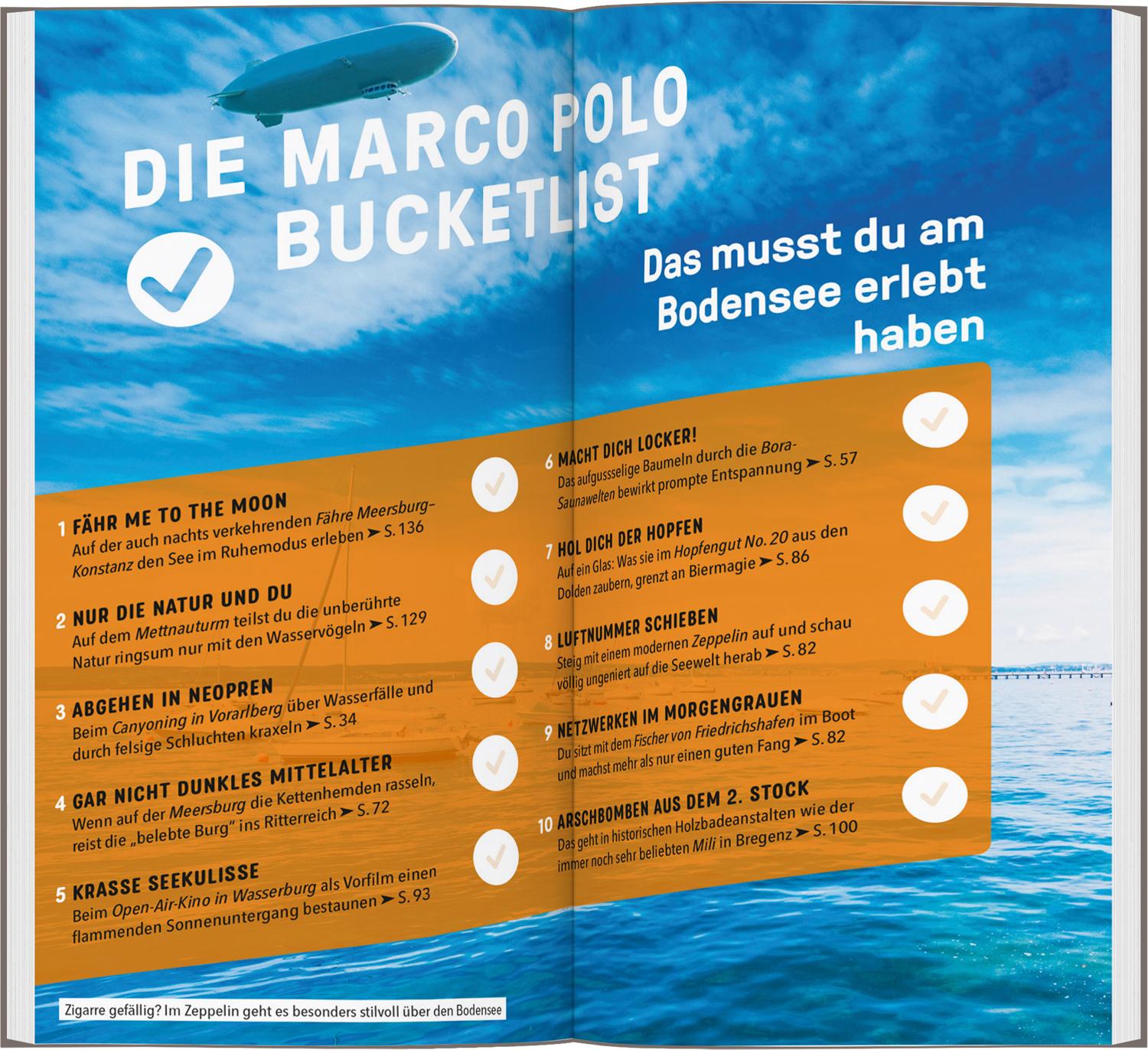 Beispielinhalt (Bild) MARCO POLO Reiseführer Bodensee