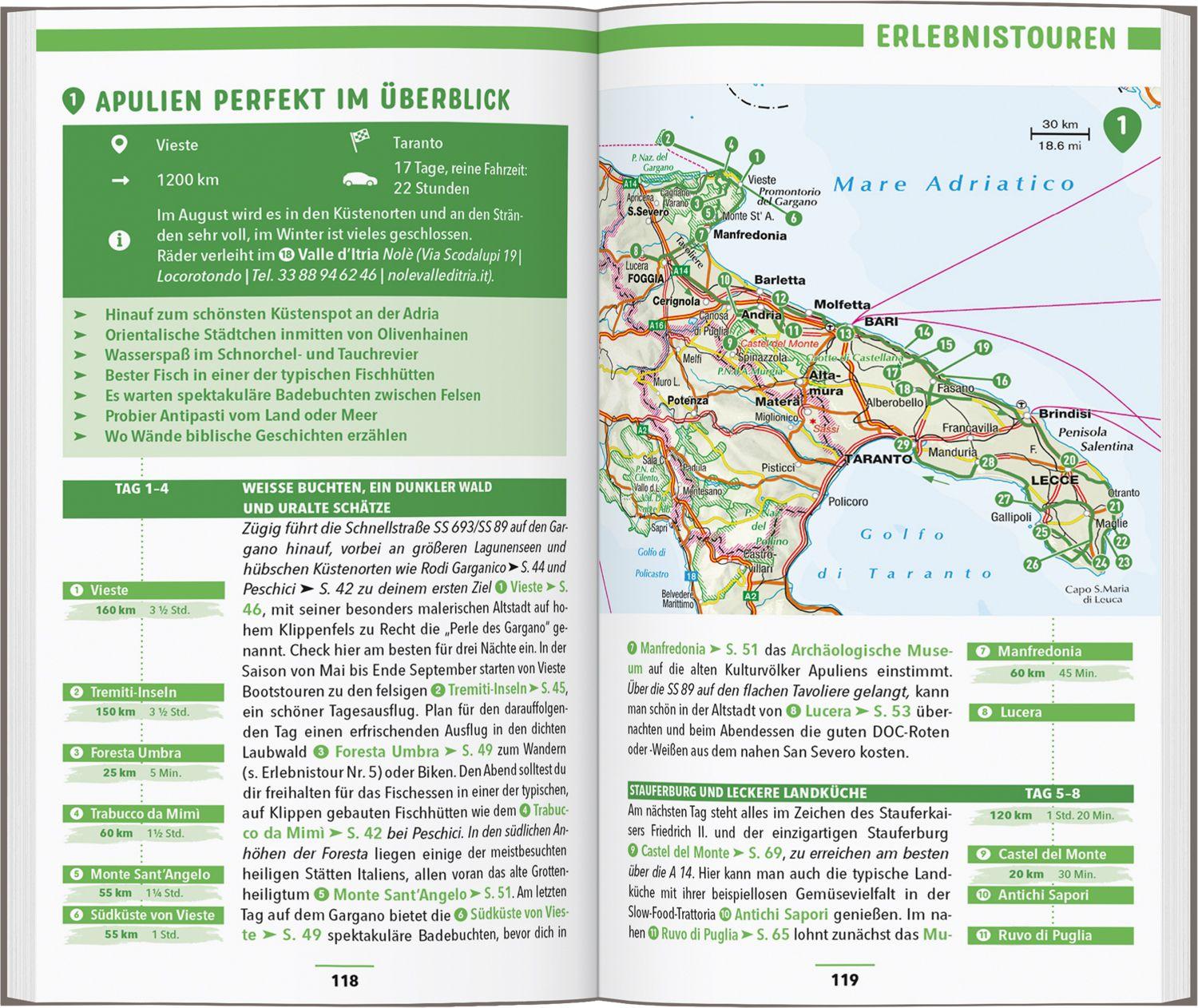 Beispielinhalt (Bild) MARCO POLO Reiseführer Apulien
