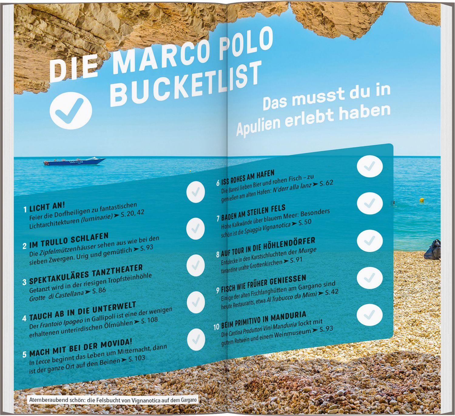 Beispielinhalt (Bild) MARCO POLO Reiseführer Apulien