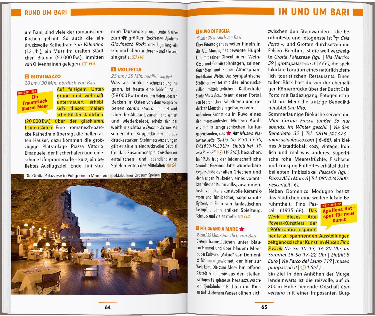 Beispielinhalt (Bild) MARCO POLO Reiseführer Apulien