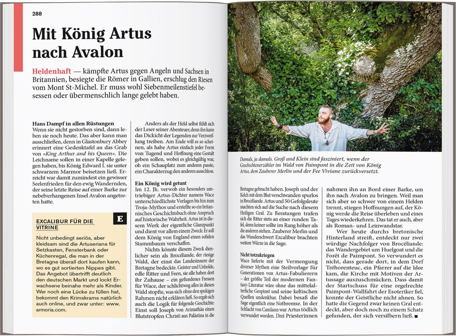 Beispielinhalt (Bild) DUMONT Reise-Taschenbuch Reiseführer Bretagne