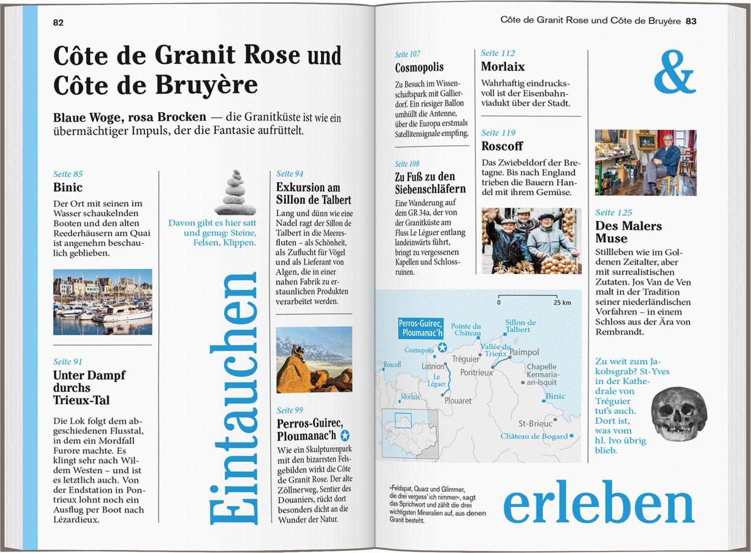 Beispielinhalt (Bild) DUMONT Reise-Taschenbuch Reiseführer Bretagne