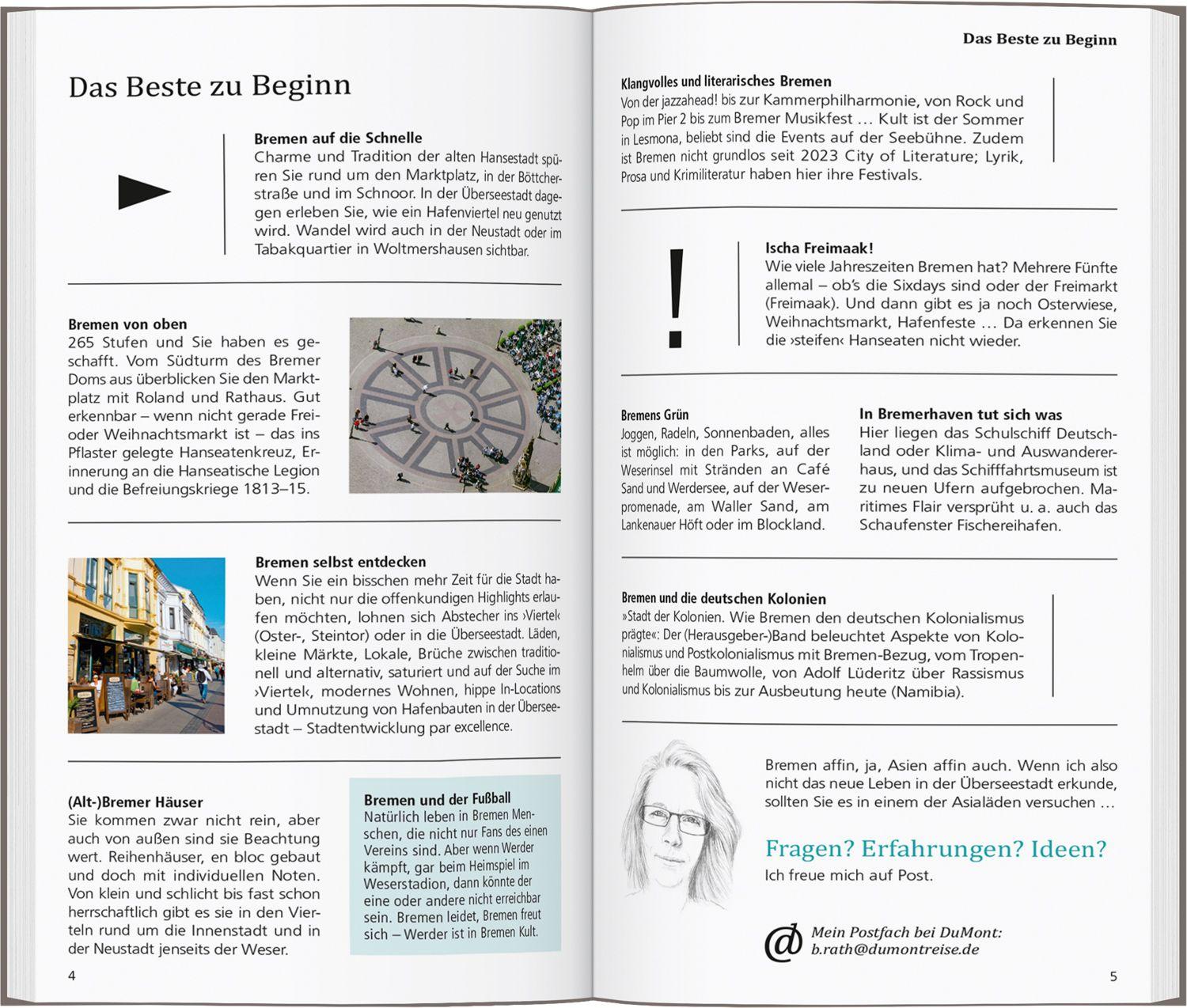 Beispielinhalt (Bild) DUMONT direkt Reiseführer Bremen
