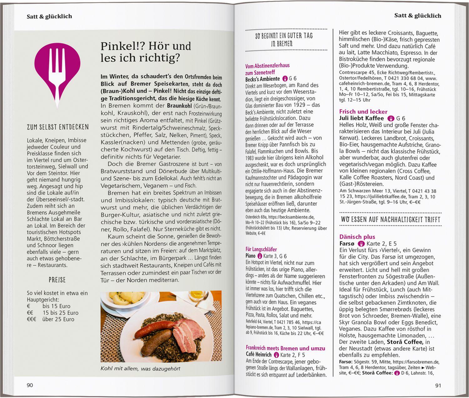 Beispielinhalt (Bild) DUMONT direkt Reiseführer Bremen