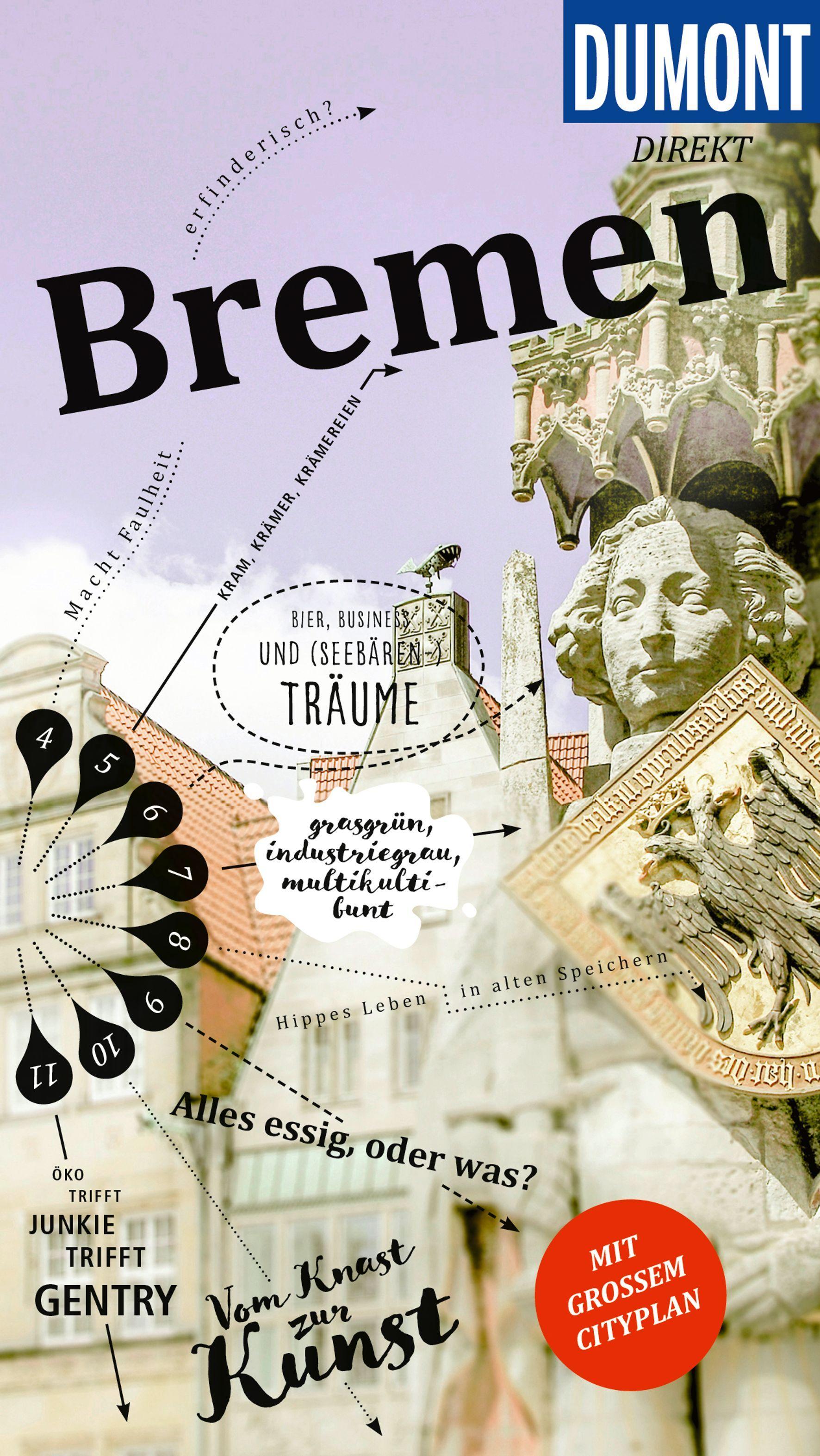 Vorderes Coverbild DUMONT direkt Reiseführer Bremen