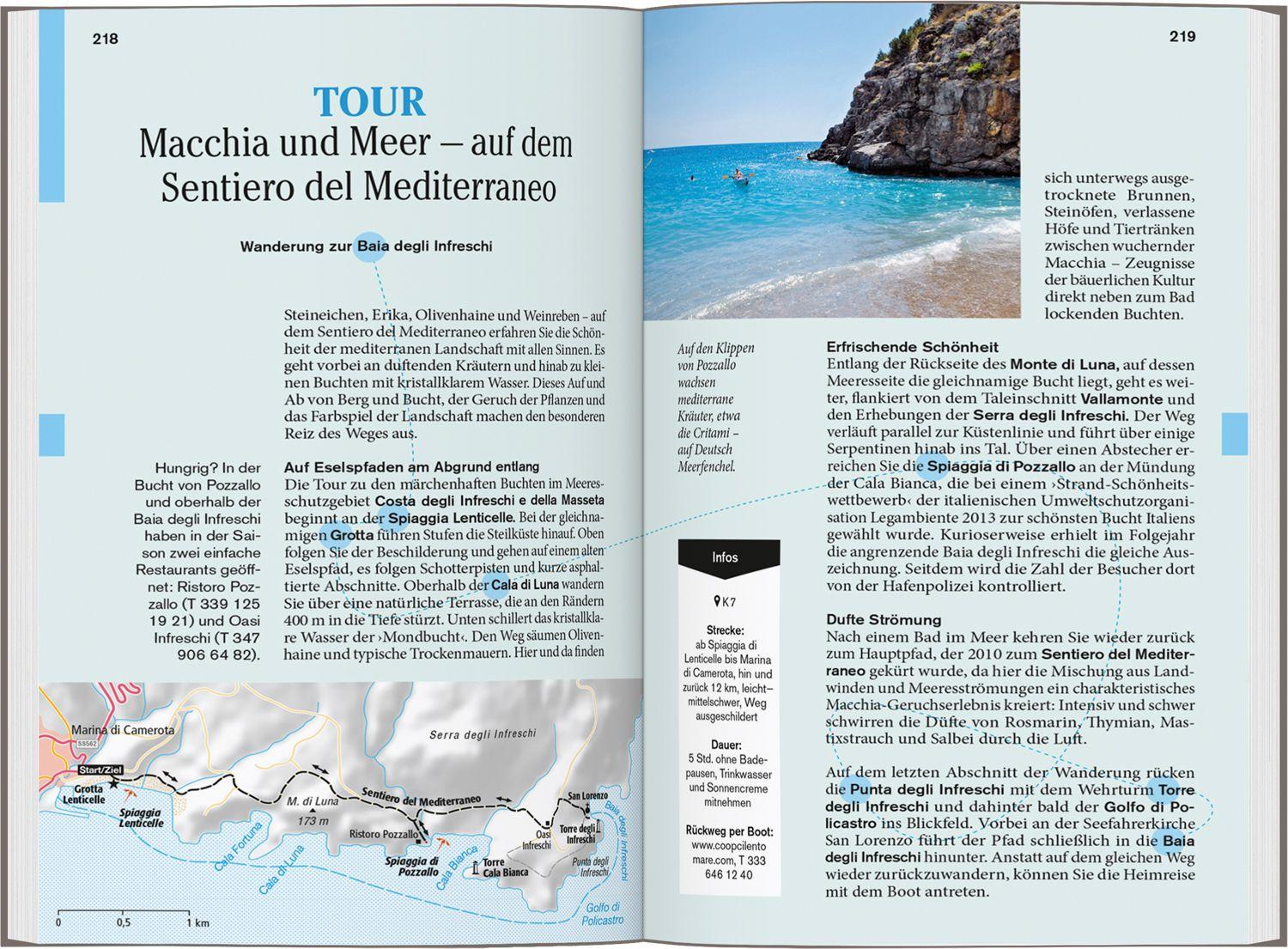 Beispielinhalt (Bild) DUMONT Reise-Taschenbuch Reiseführer Neapel, Amalfiküste, Cilento