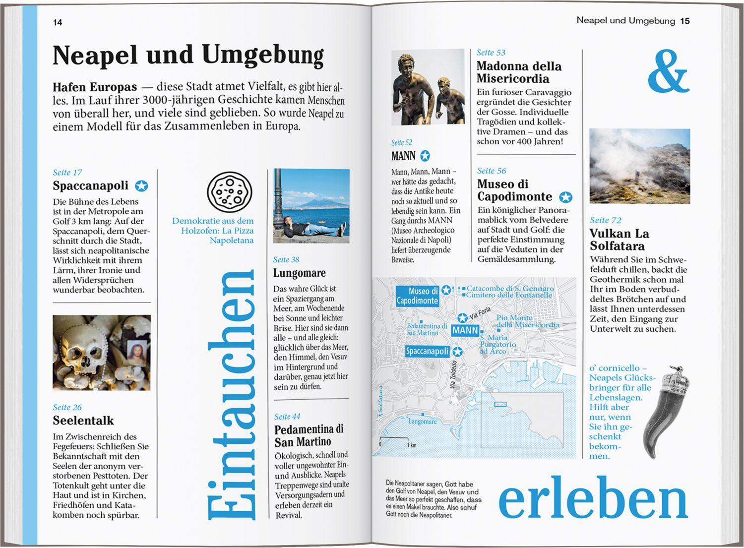 Beispielinhalt (Bild) DUMONT Reise-Taschenbuch Reiseführer Neapel, Amalfiküste, Cilento