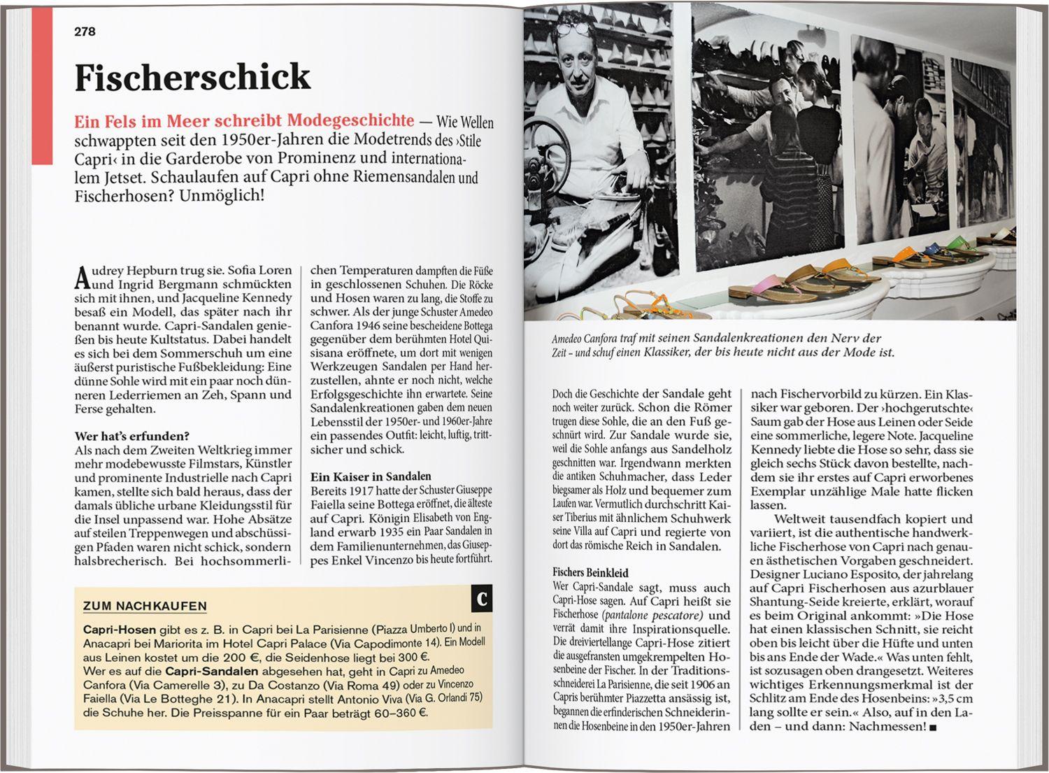 Beispielinhalt (Bild) DUMONT Reise-Taschenbuch Reiseführer Neapel, Amalfiküste, Cilento