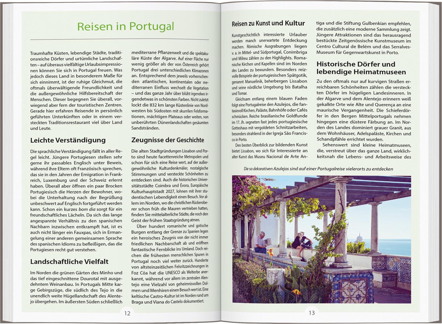 Beispielinhalt (Bild) DUMONT Reise-Handbuch Reiseführer Portugal