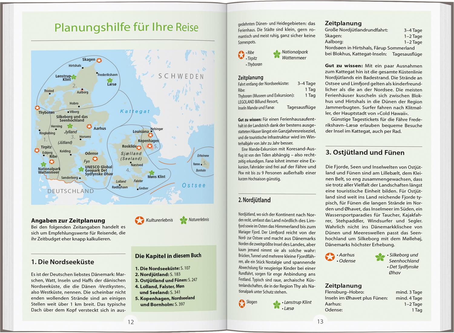 Beispielinhalt (Bild) DUMONT Reise-Handbuch Reiseführer Dänemark