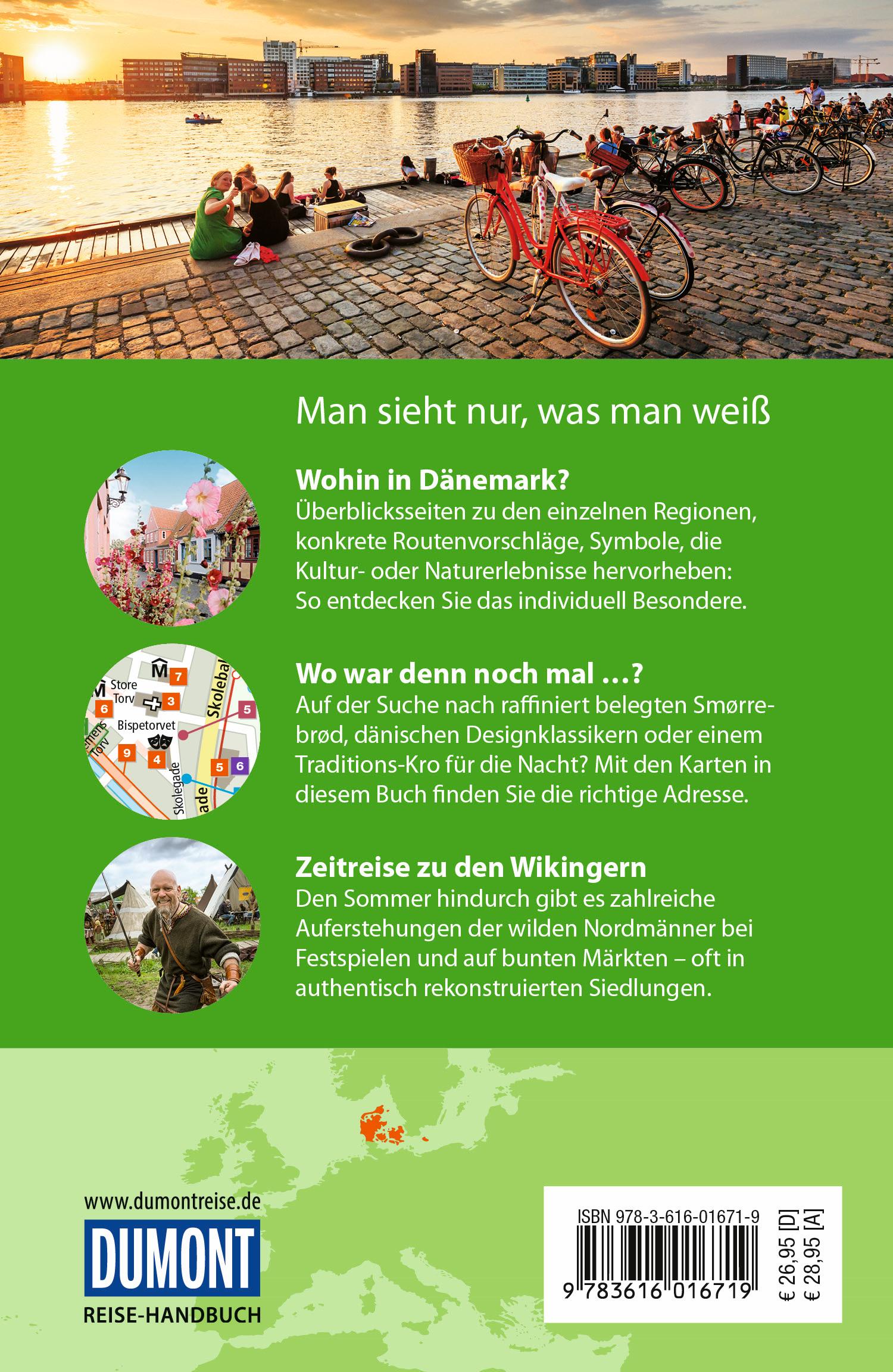 Rückseitencover DUMONT Reise-Handbuch Reiseführer Dänemark