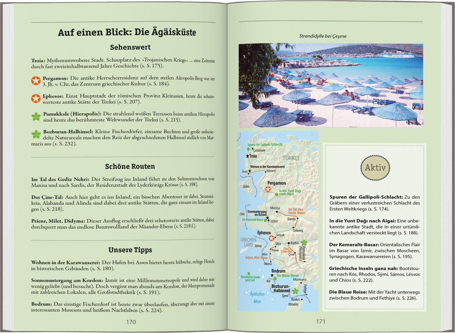 Beispielinhalt (Bild) DUMONT Reise-Handbuch Reiseführer Türkei, Westtürkei, Zentralanatolien