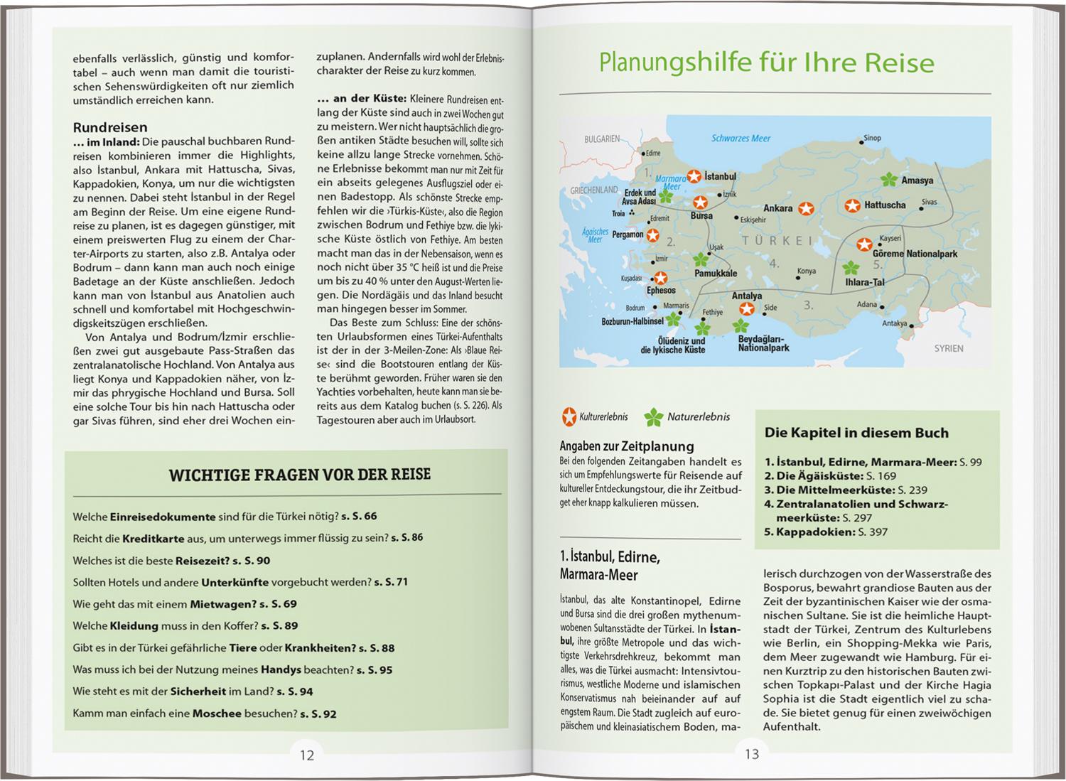Beispielinhalt (Bild) DUMONT Reise-Handbuch Reiseführer Türkei, Westtürkei, Zentralanatolien