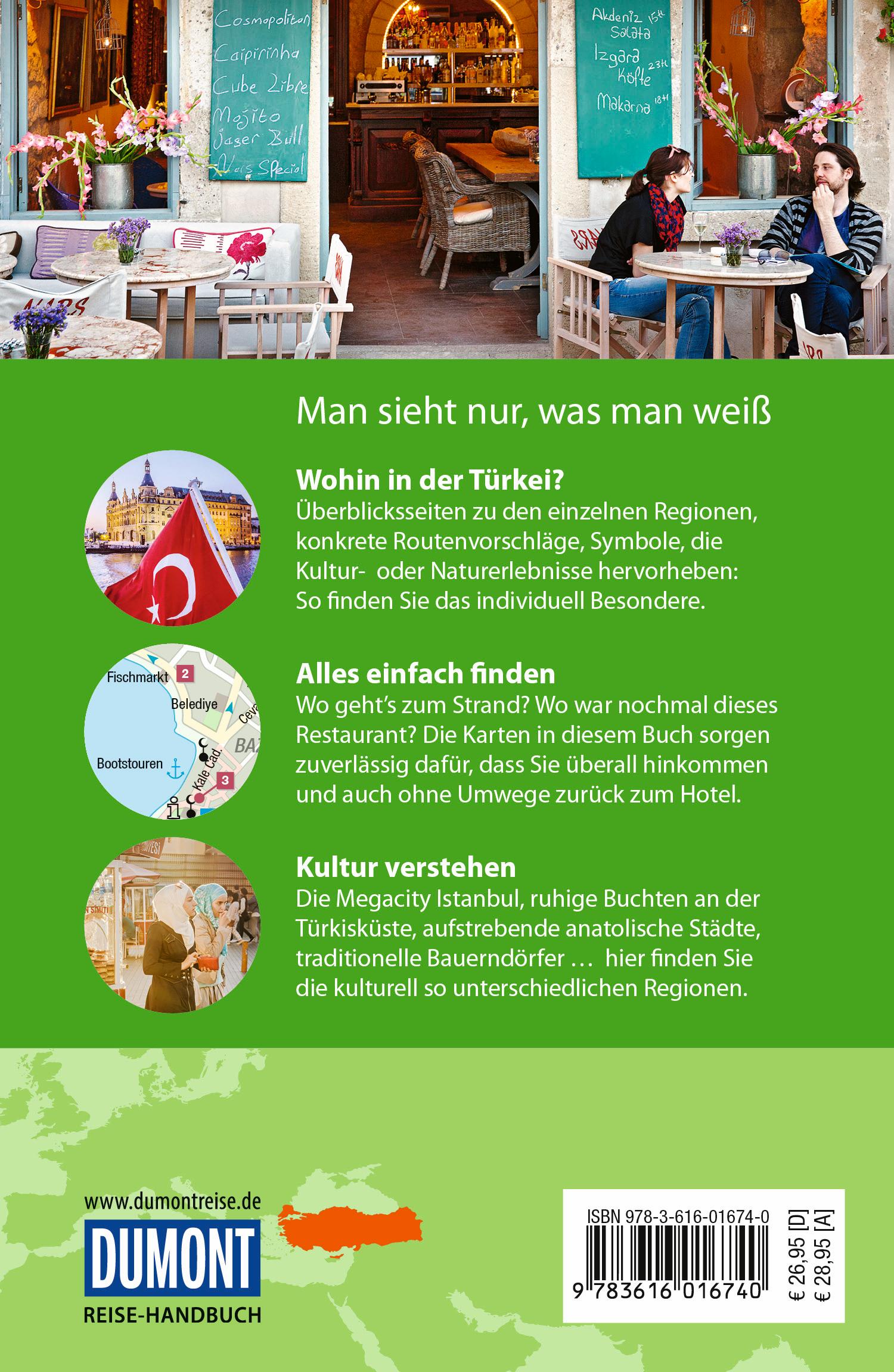 Rückseitencover DUMONT Reise-Handbuch Reiseführer Türkei, Westtürkei, Zentralanatolien