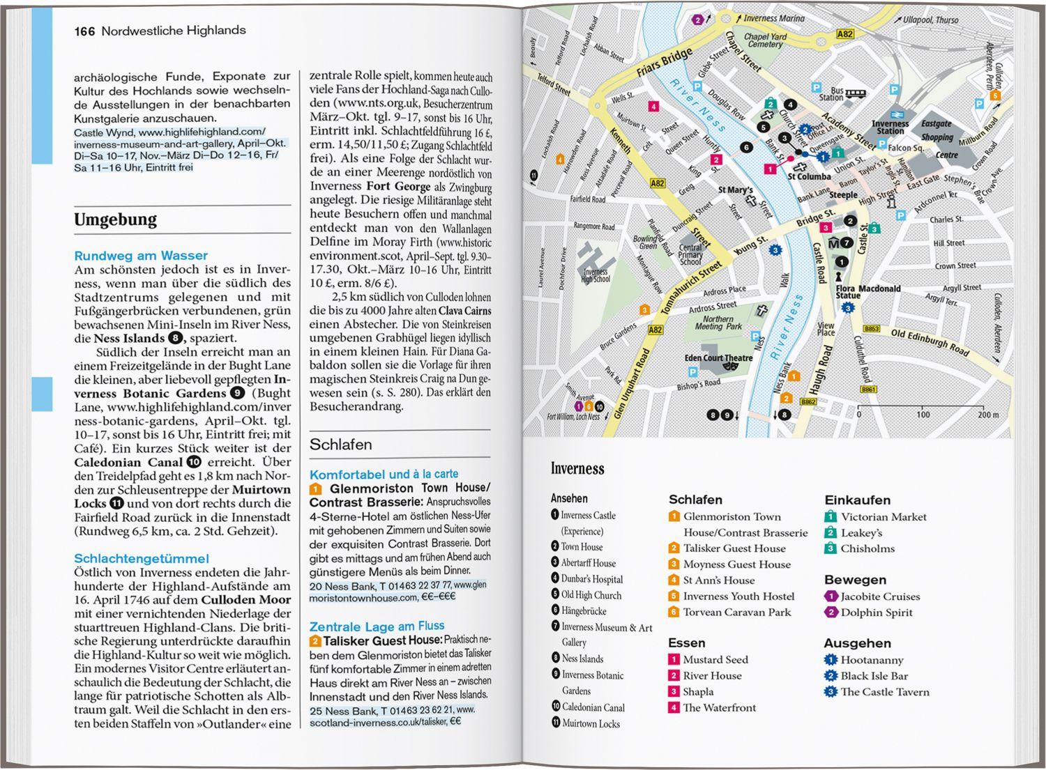 Beispielinhalt (Bild) DUMONT Reise-Taschenbuch Reiseführer Schottland