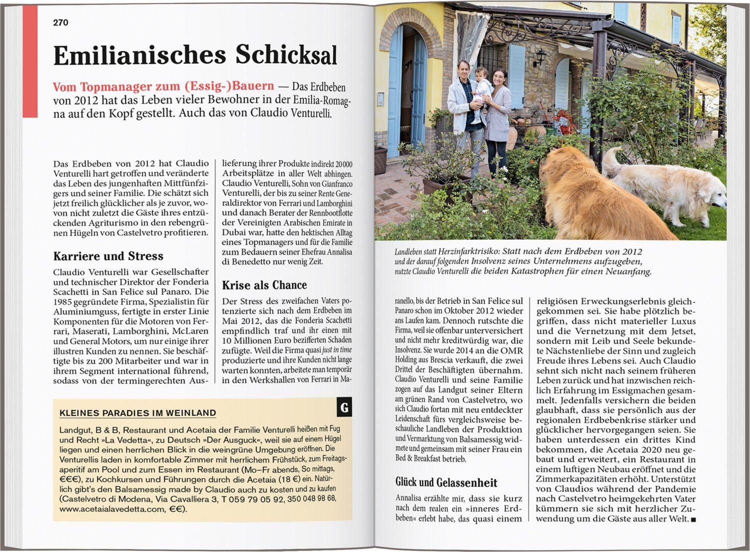 Beispielinhalt (Bild) DUMONT Reise-Taschenbuch Reiseführer Emilia-Romagna