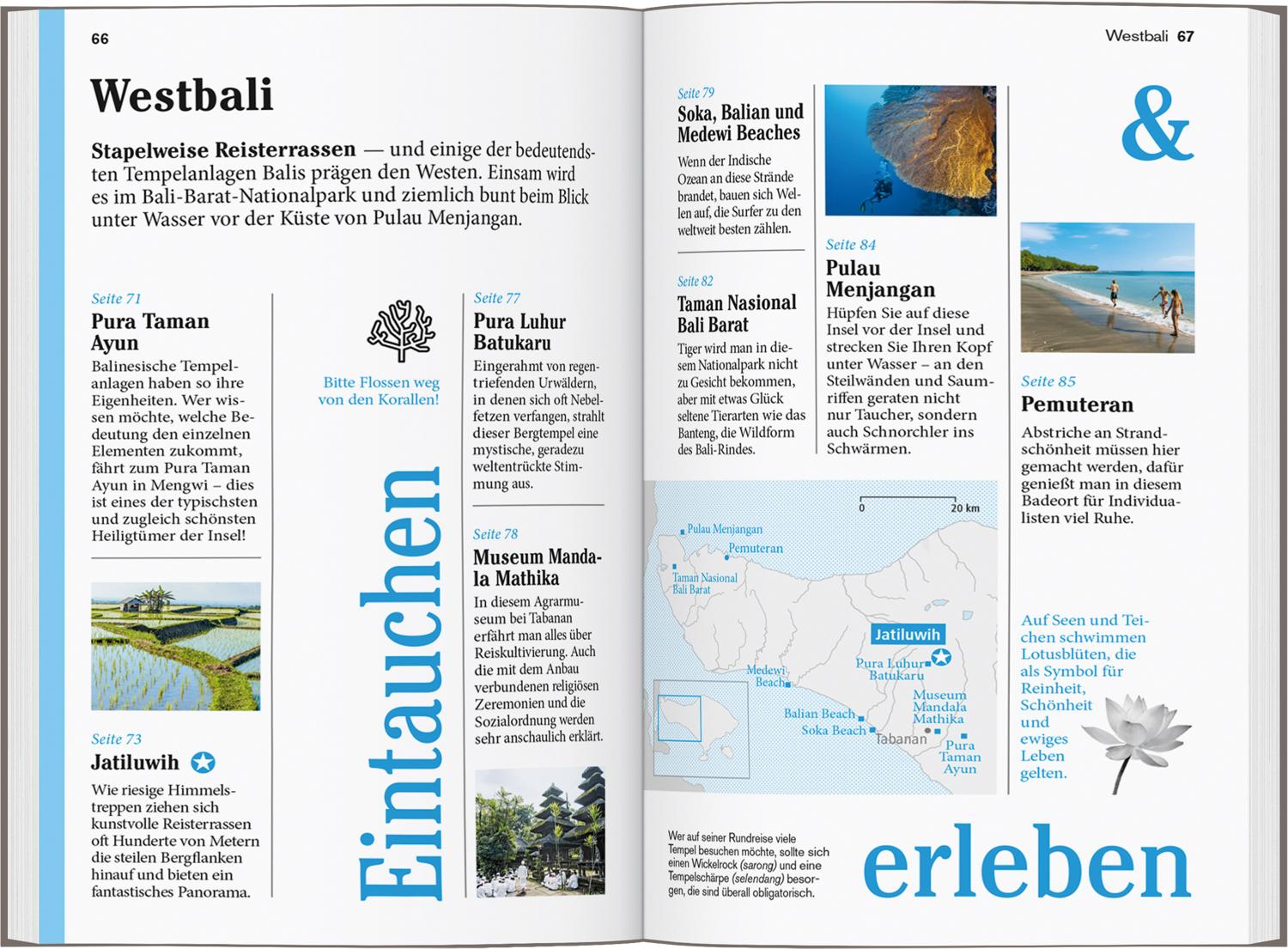 Beispielinhalt (Bild) DUMONT Reise-Taschenbuch Reiseführer Bali & Lombok