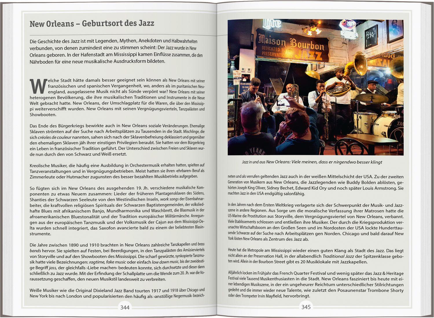 Beispielinhalt (Bild) DUMONT Reise-Handbuch Reiseführer USA, Die Südstaaten