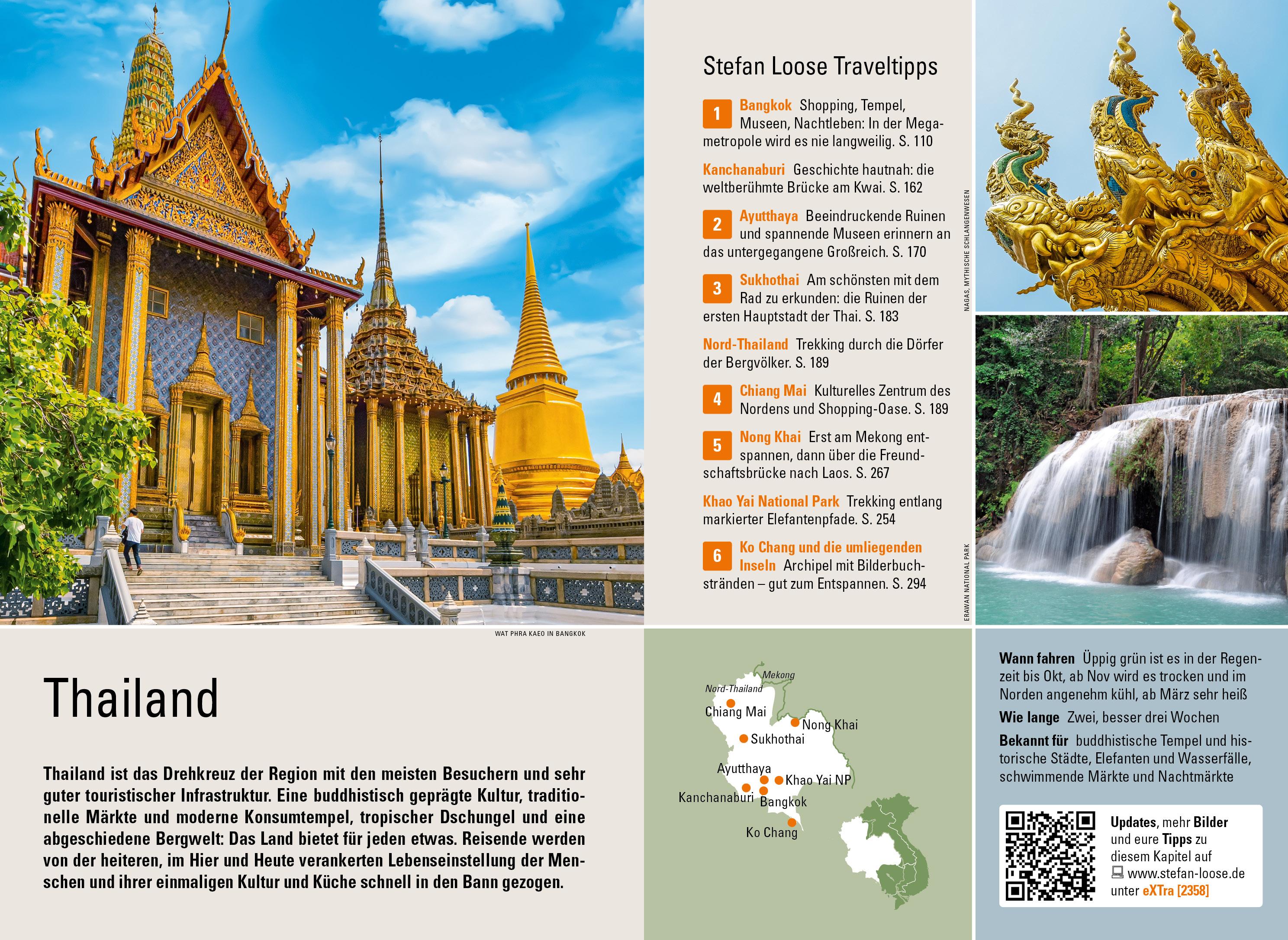 Beispielinhalt (Bild) Stefan Loose Reiseführer Südostasien, Die Mekong Region
