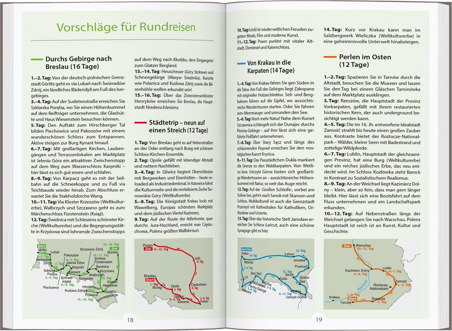 Beispielinhalt (Bild) DUMONT Reise-Handbuch Reiseführer Polen, Der Süden
