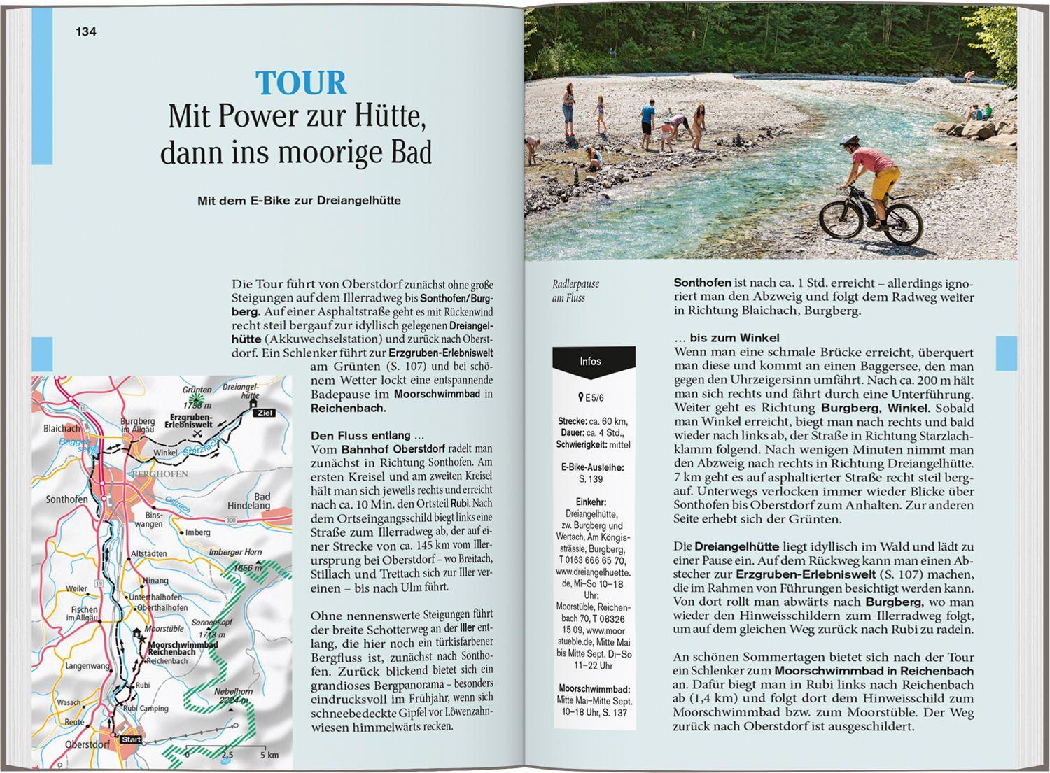 Beispielinhalt (Bild) DUMONT Reise-Taschenbuch Reiseführer Allgäu