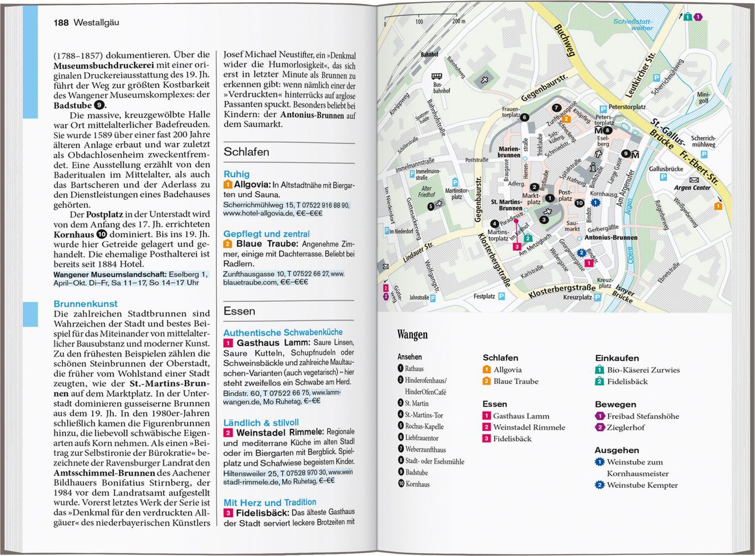 Beispielinhalt (Bild) DUMONT Reise-Taschenbuch Reiseführer Allgäu