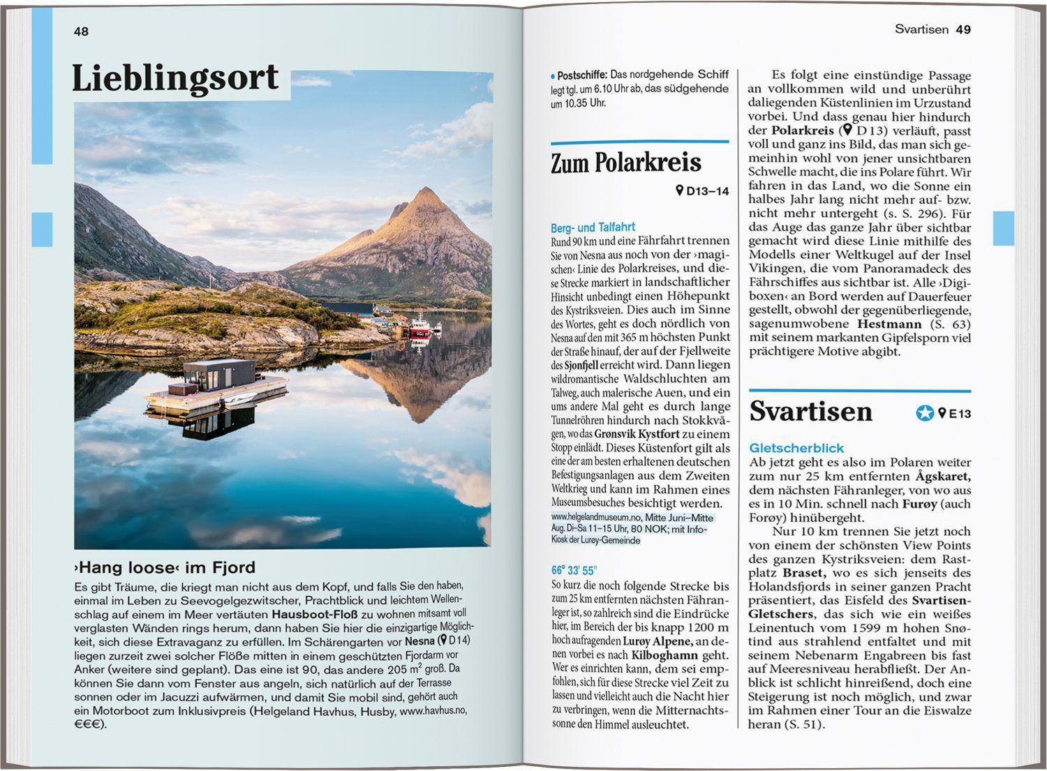 Beispielinhalt (Bild) DUMONT Reise-Taschenbuch Reiseführer Norwegen, Der Norden mit Trondheim und Lofoten