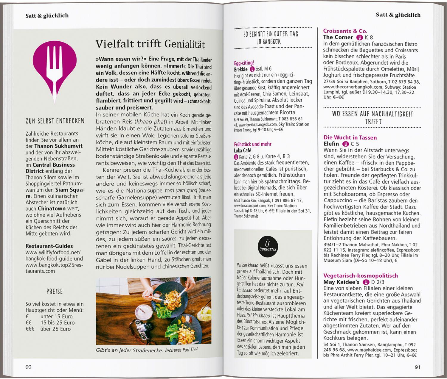 Beispielinhalt (Bild) DUMONT direkt Reiseführer Bangkok