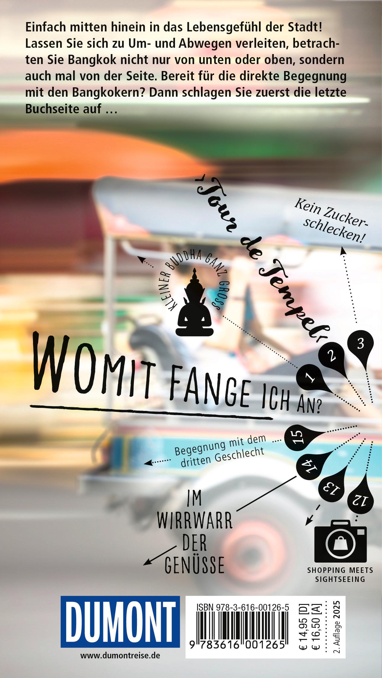 Rückseitencover DUMONT direkt Reiseführer Bangkok